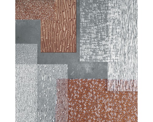 Klarglas mit verschiedenen Mustern