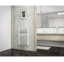 SCHULTE Badheizkörper München 775x400 mm weiß Anschluss Beidseitig unten