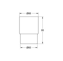 Ersatzglas zu GROHE Essentials, Essentials Cube und Essentials Authentic 40372001 Glas-thumb-2