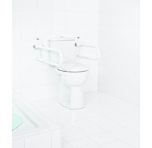 WC-Aufstehbügel klappbar kurz weiß-thumb-2