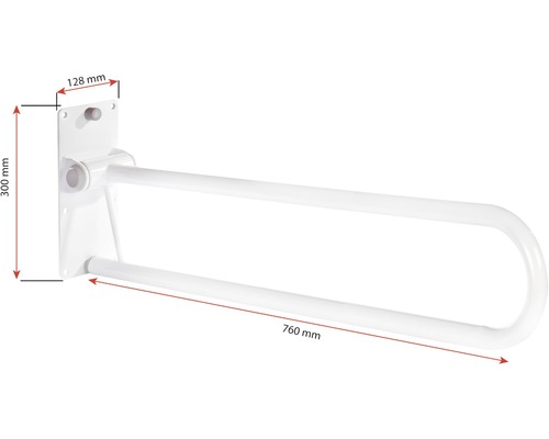 Haltegriff zur Wandmontage mit den Maßen 760 mm x 300 mm
