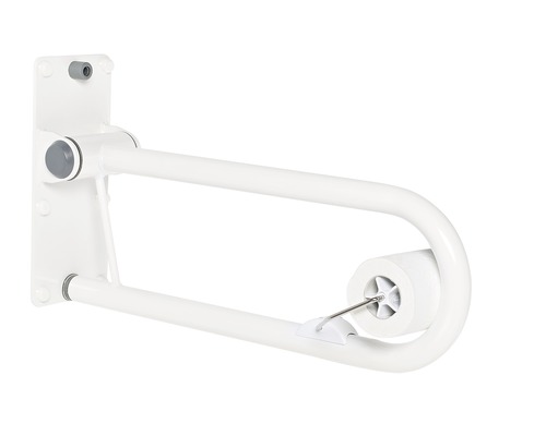 Toilettenpapierhalter mit schwenkbarem Arm zur Wandmontage