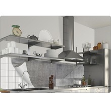 Küchenrückwand mySpotti Splash Concrete Plates Betonwand 2200 x 600 mm SP-F1-1248