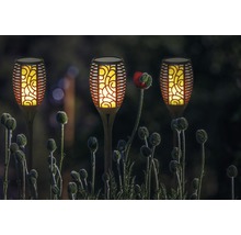 LED Fackel Lafiora 1 Stk. solarbetrieben außen H 75 cm gelb