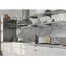 Küchenrückwand mySpotti Splash Concrete Plates Betonwand 2800 x 600 mm SP-F2-1248