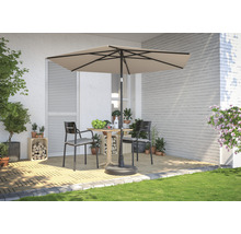 Sonnenschirm Mittelstockschirm Soluna Cessy Ø 300 cm Polyester (PES) ecru-thumb-4