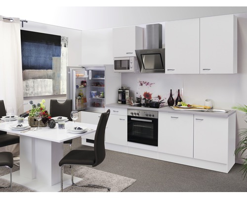 Flex Well Küchenzeile mit Geräten Wito 280 cm Frontfarbe | HORNBACH