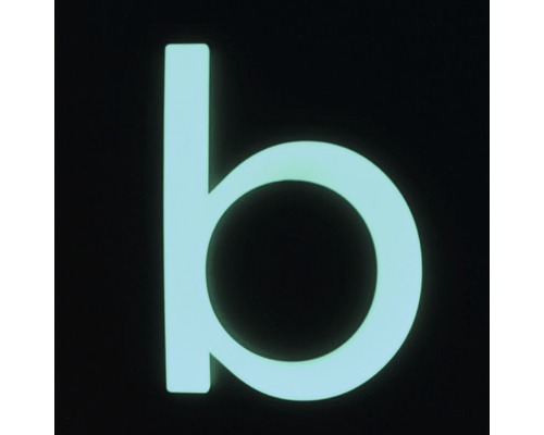Leuchtender Buchstabe B
