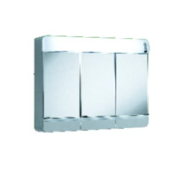 LED Spiegelschrank Sieper Alida weiß 68,5x54,5 cm IP20 inkl. LED Lichtleiste-thumb-1