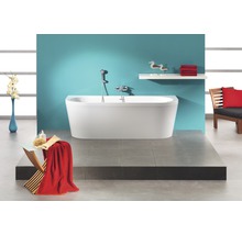 Vorwand-Whirlpool Körperformbadewanne mit Rundung OTTOFOND Messina 79 x 180 cm weiß glänzend 73210-thumb-8 Vorwand-Whirlpool Körperformbadewanne mit Rundung OTTOFOND Messina 79 x 180 cm weiß glänzend 73210-thumb-8