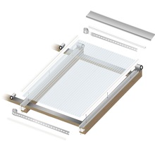 Gutta Polycarbonat Hohlkammerplatte/Stegplatte 20-16 klar 4800 x 980 x 16 mm-thumb-6