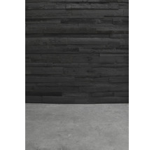 Wandverkleidung aus Holzpaneelen