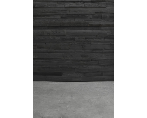 Wandverkleidung aus Holzpaneelen