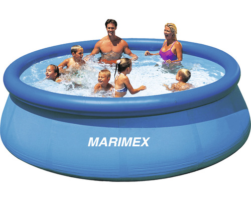 Aufblasbarer Marimex Pool mit Familie im Wasser