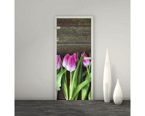 Pertura Glastür Mynd Tulip 70,9 x 197,2 x 0,8 cm DIN Links