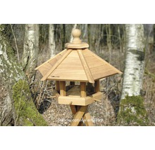 Vogelhaus aus Holz mit optional erhältlichem Ständer
