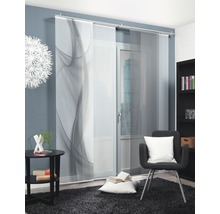 Schiebegardine Clifton Deko grau 60x245 cm
