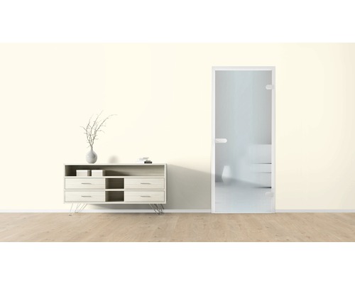 Szene mit Kommode und Glastür für den Innenausbau