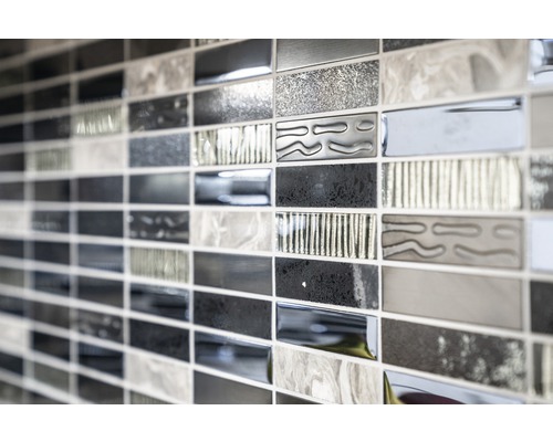 Mosaikfliese mit strukturierter Oberfläche für Wandgestaltung