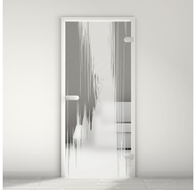 Glastür mit abstraktem Design für Inneneinrichtung