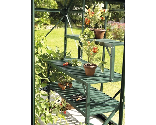 Tischaufsatz Vitavia für Aluminiumtisch, 121 x 28 x 39 cm, grün Tischaufsatz Vitavia für Aluminiumtisch, 121 x 28 x 39 cm, grün