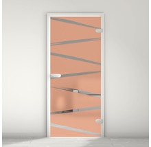 Innentür mit Glas und geometrischem Design