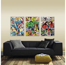 Leinwandbild Marvel Captain America Hero 50x70 cm-thumb-2