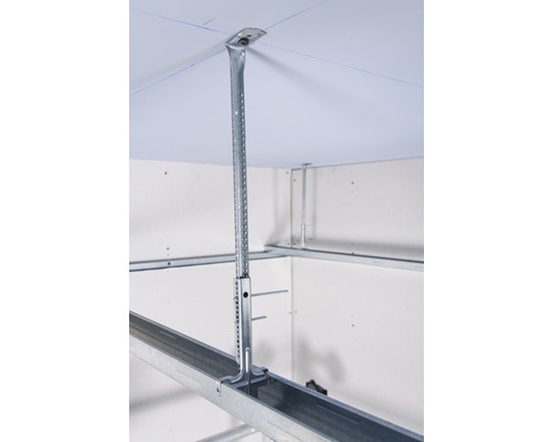 Knauf Nonius-Hänger-Oberteil für Nonius-Abhänger 600 mm Deckenmontage mit Metallprofilen für Trockenbauarbeiten.