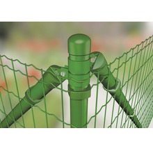 Eckpfosten ALBERTS Fix-Clip Pro® Set für Maschendrahthöhe 122 cm zum Aufschrauben grün-thumb-3