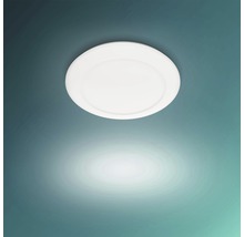 Runde Deckenleuchte aus Kunststoff