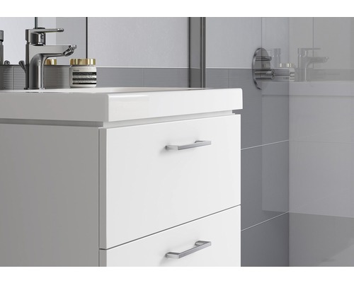 Waschtischunterschrank mit zwei Schubladen im Badezimmer