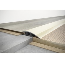 SKANDOR Anpassungsprofil champagner eloxiert inkl. Clipschiene 11x45x900 mm