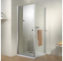 Duschabtrennung mit Eckeinstieg aus Glas im Badezimmer