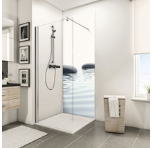 Duschrückwand SCHULTE DecoDesign Zen Steine Wasser 210 x 90 cm D1900921 630 210