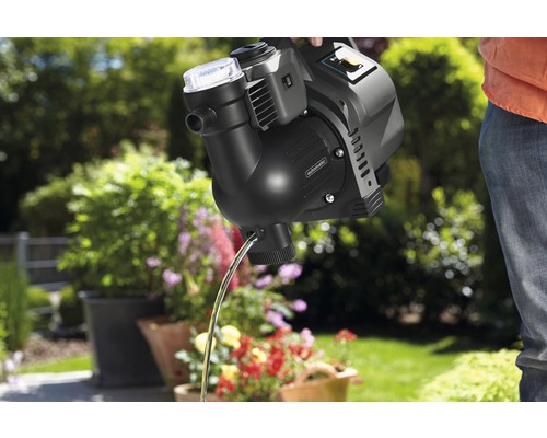 Hauswasserwerk im Einsatz im Garten