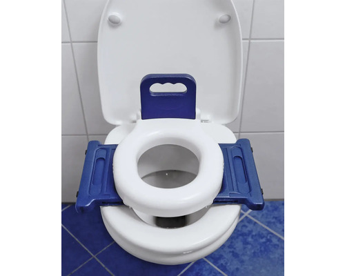 Toilettensitzerhöhung auf einer Toilette