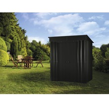 Metallgerätehaus GLOBEL Pultdach 6x4 184 x 123 cm anthrazit