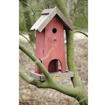 Vogelfutterhaus und Nistkasten 26,5x18,5x45 cm rot-braun