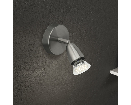 Wandleuchte aus Metall mit LED-Leuchtmittel