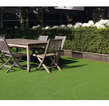 Kunstrasen Wimbledon mit Drainage moosgrün 200 cm breit (Meterware)-thumb-1