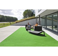 Kunstrasen Wimbledon mit Drainage moosgrün 200 cm breit (Meterware)-thumb-2
