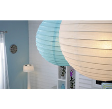 Reispapier Lampenschirm Ø 600 mm Japan Ballon weiß ohne Fassung + Aufhängung-thumb-10
