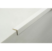 Weiße Eckleiste aus Holz