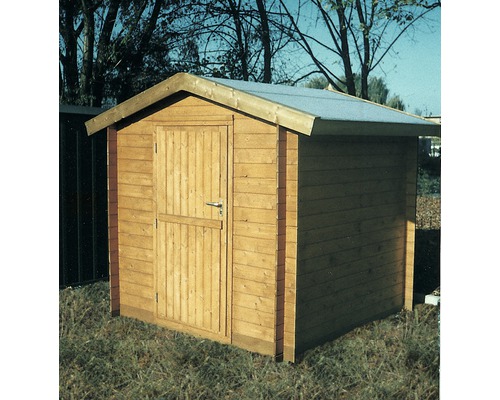 Holzgartenhaus mit Tür