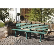 Gartenbank Blome Juist Kunststoff 4-Sitzer moosgrün