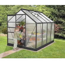Gewächshaus Vitavia Venus 5000 Hohlkammerplatten 4 mm 195x257 cm schwarz