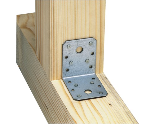 Winkelverbinder aus Metall zur Holzverbindung