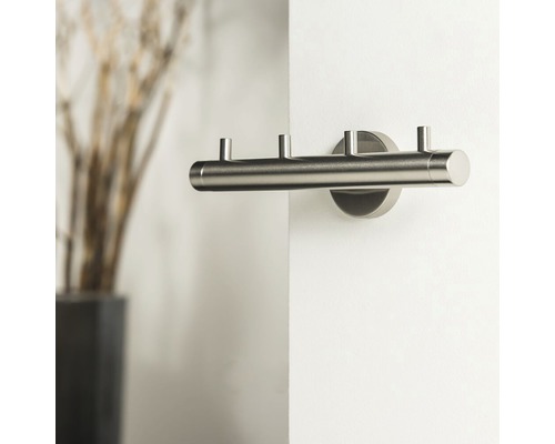 Wandgarderobe mit drei Haken zur Wandmontage