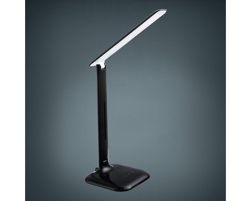 LED Bürolampe dimmbar 2,9W 280 lm 3000/6500 K warmweiß/tageslichtweiß H 550 mm Caupo schwarz