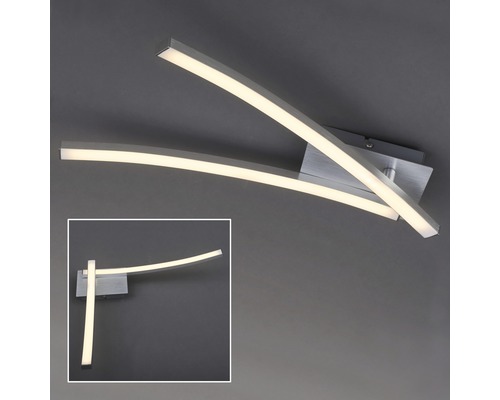 LED Deckenleuchte mit zwei gebogenen Lichtelementen